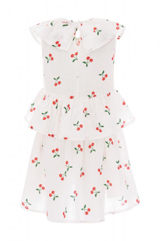 Cherry Ruffled Dress