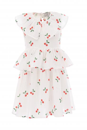 Cherry Ruffled Dress